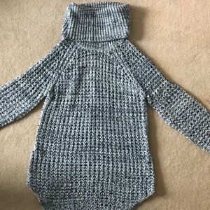 Turtleneck knit sweater